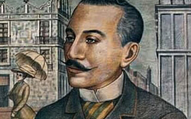 Pintura de Manuel Gutiérrez Nájera para ilustrar 5 de sus poemas.