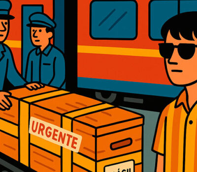 Imagen para ilustrar el cuento "Transportarán un cadáver por exprés" de José Agustín.